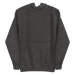 Men's DeeBow Hoodie for Men in dark gray featuring a classic design and front pocket for warmth and comfort