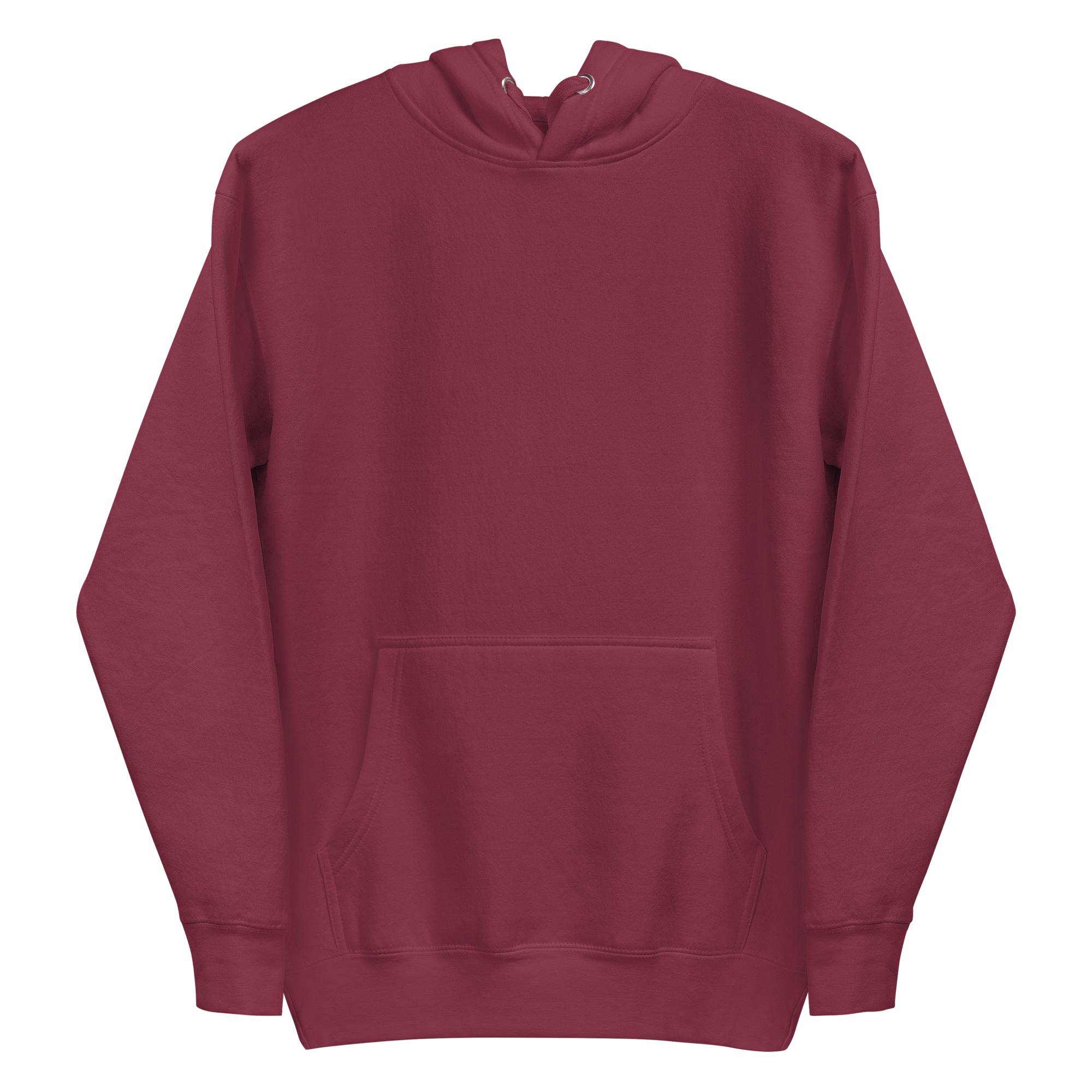 Men's DeeBow Hoodie For Men in burgundy with a classic design and front pocket for comfort and style