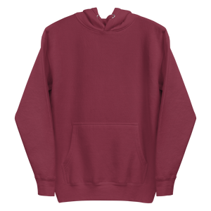 Men's DeeBow Hoodie For Men in burgundy with a classic design and front pocket for comfort and style