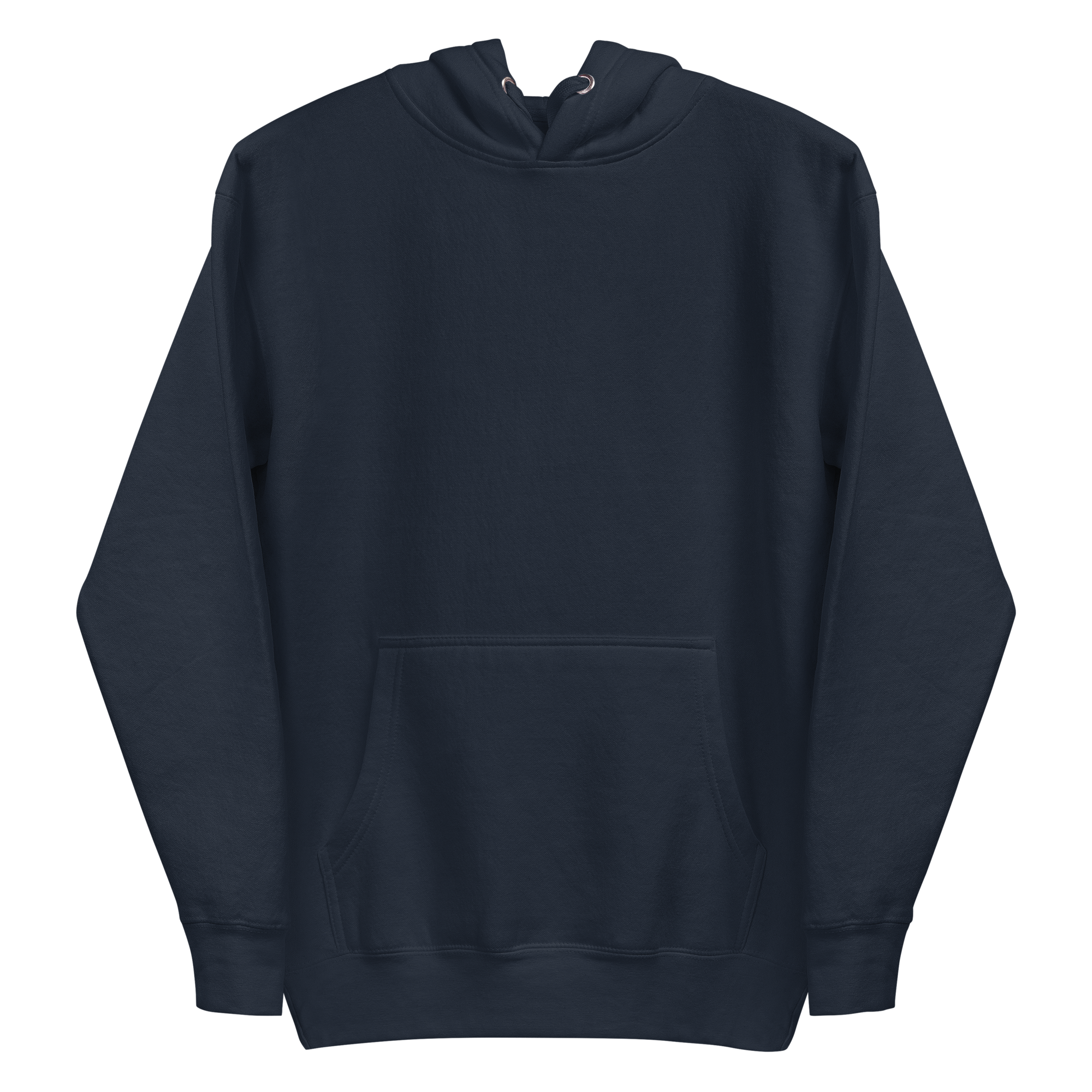 Men's DeeBow Hoodie For Men in classic navy, featuring a front pocket and comfortable heavyweight fabric for warmth